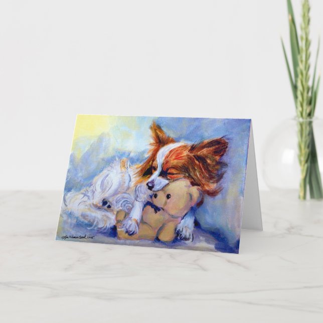 Tarjetas de felicitación Papillon (Anverso)