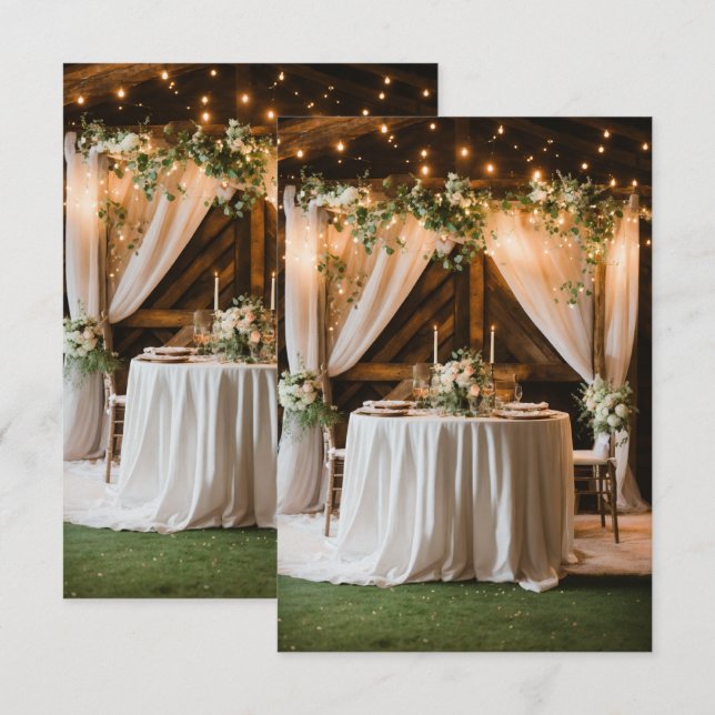 Tarjetas de Felicitación para Bodas > Tarjetas de  (Anverso / Reverso)