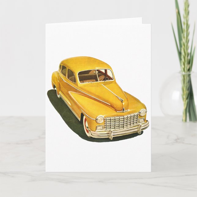 Tarjetas de felicitación para coches viejos amaril (Subido por el creador)