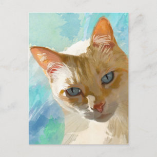 Tarjetas de felicitación para gatos siameses de Fl