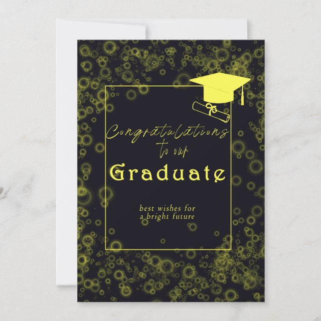 tarjetas de felicitación para graduado (Anverso)