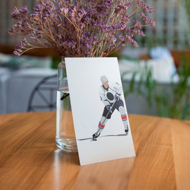 Tarjetas de felicitación para jugador de hockey so (Subido por el creador)