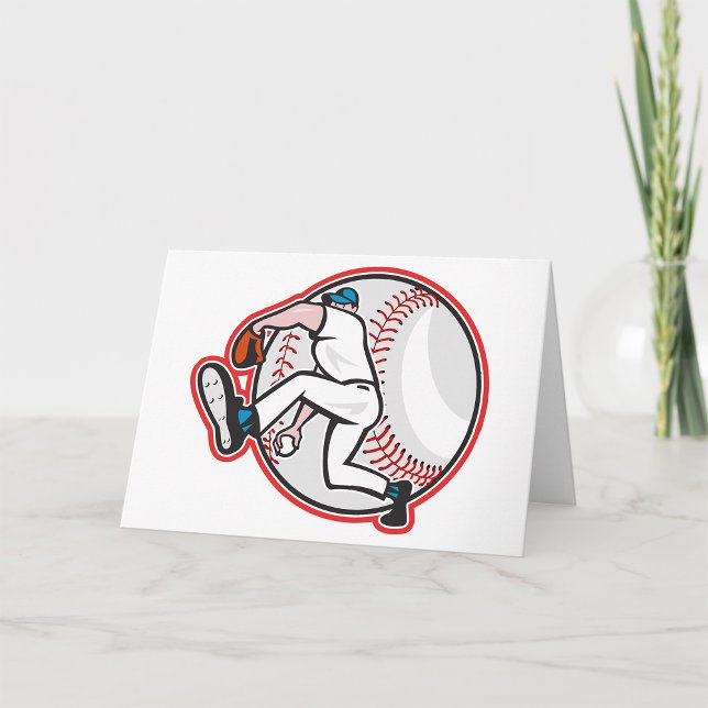 Tarjetas de felicitación para lanzador de béisbol (Subido por el creador)