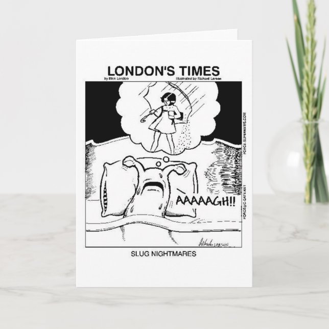 Tarjetas de felicitación para las pesadillas de de (Anverso)