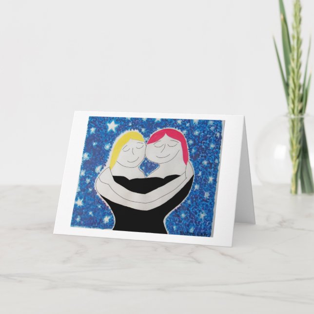 Tarjetas de felicitación para mamá y yo (Anverso)