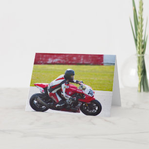 Tarjetas de felicitación para motocicleta de Carre