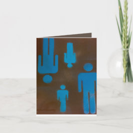 Tarjetas de felicitación para mujeres de 4" x 5,6"