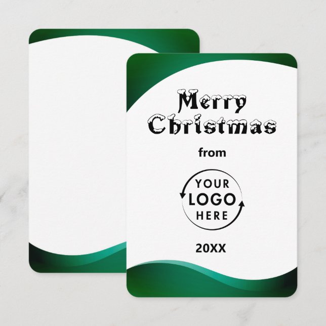 Tarjetas de felicitación para Navidades de empresa (Anverso / Reverso)