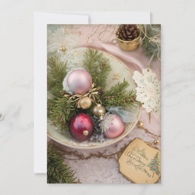 Tarjetas de felicitación para Navidades exclusivos (Anverso)