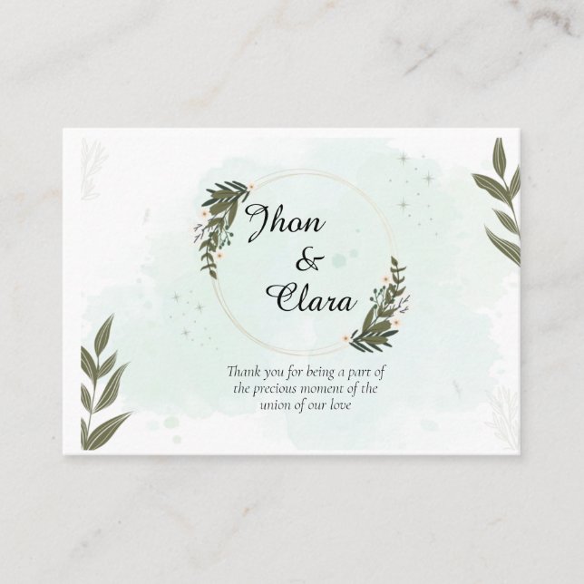 Tarjetas de felicitación para parejas (Anverso)