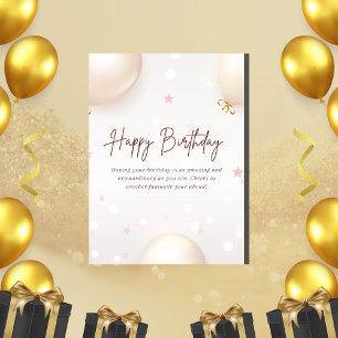 tarjetas de felicitación para un regalo de cumplea