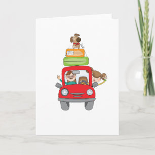 Tarjetas de felicitación para vacaciones en famili