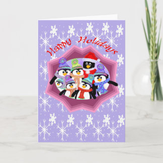 Tarjetas de felicitación Penguins