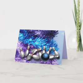 Tarjetas de felicitación personalizadas de bolos