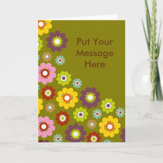 Tarjetas de felicitación personalizadas - Flores