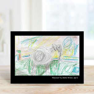 Tarjetas de felicitación personalizado con la obra