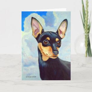 Tarjetas de felicitación Pinscher en miniatura