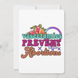 Tarjetas de felicitación planas Vasectomías Previe