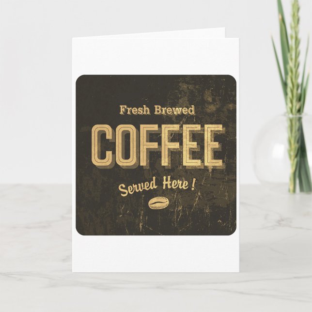 Tarjetas de felicitación por café recién hecho (Subido por el creador)
