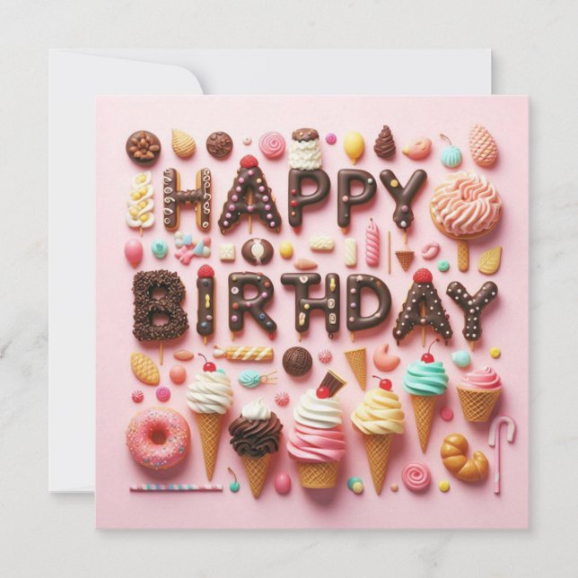 Tarjetas de felicitación por cumpleaños (Anverso)