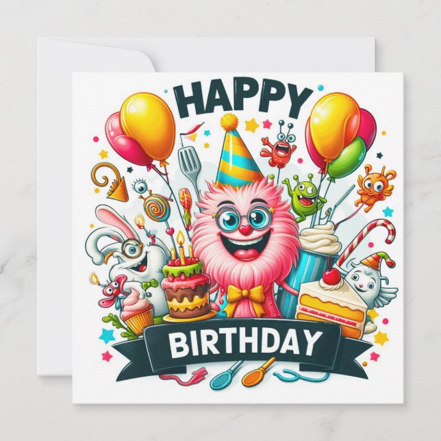 Tarjetas de felicitación por cumpleaños (Anverso)