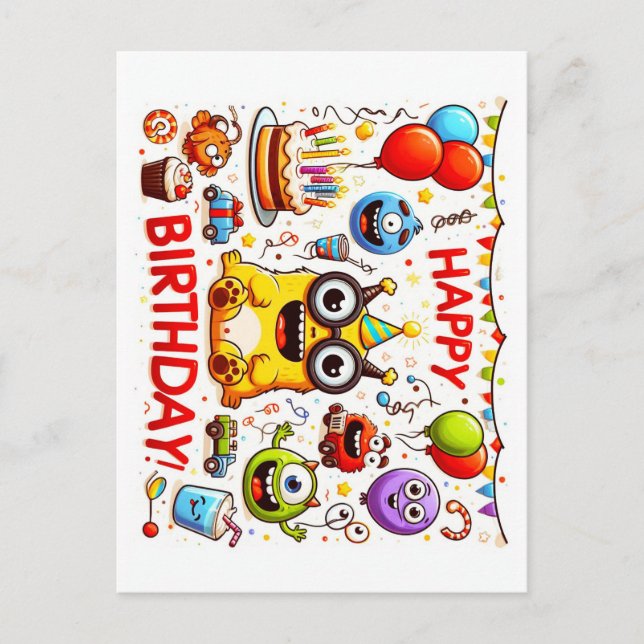 Tarjetas de felicitación por cumpleaños (Anverso)