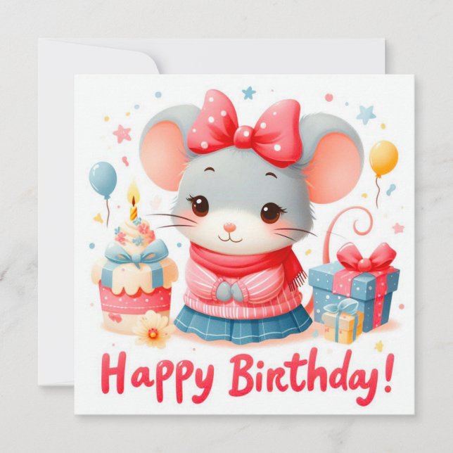 Tarjetas de felicitación por cumpleaños (Anverso)