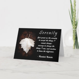 Tarjetas de felicitación por serenidad