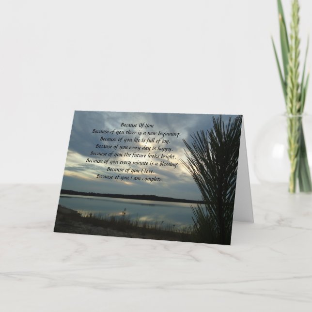 Tarjetas de felicitación Por ti 24 (Anverso)