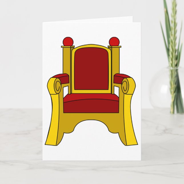 Tarjetas de felicitación por trono (Anverso)