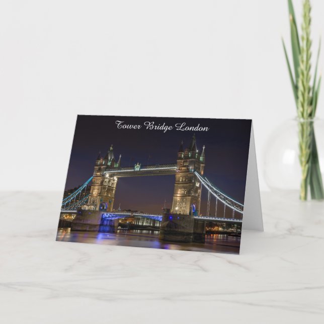 Tarjetas de Felicitación - Puente de la Torre Lond (Anverso)