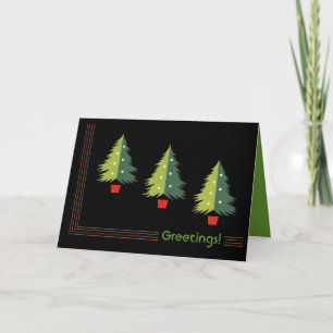 Tarjetas de felicitación retras del navidad de los
