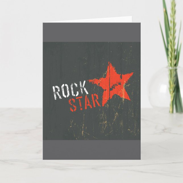 Tarjetas de felicitación Rock Star (Subido por el creador)