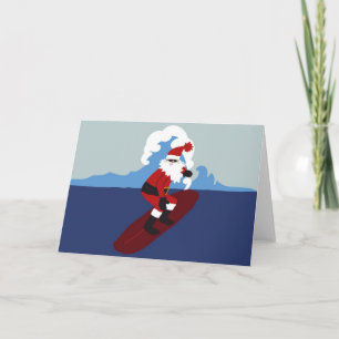 Tarjetas de felicitación Santa-Horizontales que