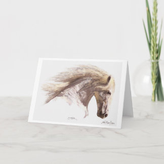 Tarjetas de felicitación "SILVERWIND" Pegasus Whit