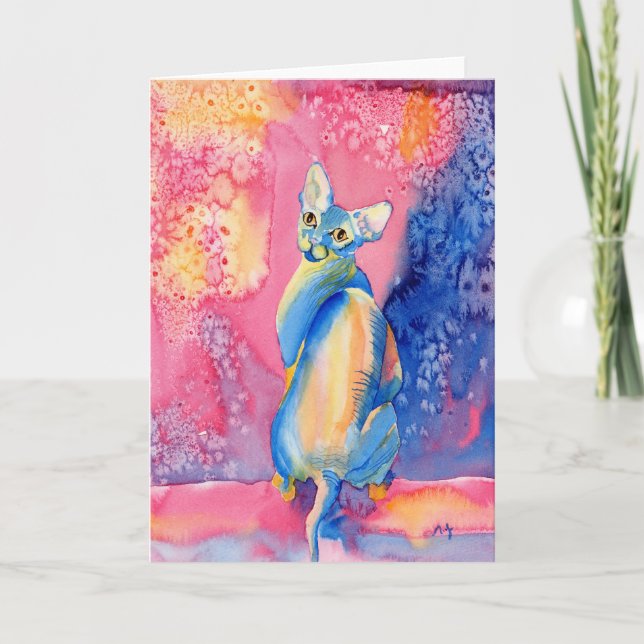 Tarjetas de felicitación Sphynx Cat #2 (Anverso)