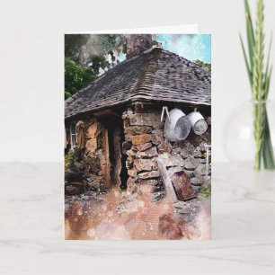 Tarjetas de felicitación STONE COTTAGE, en blanco