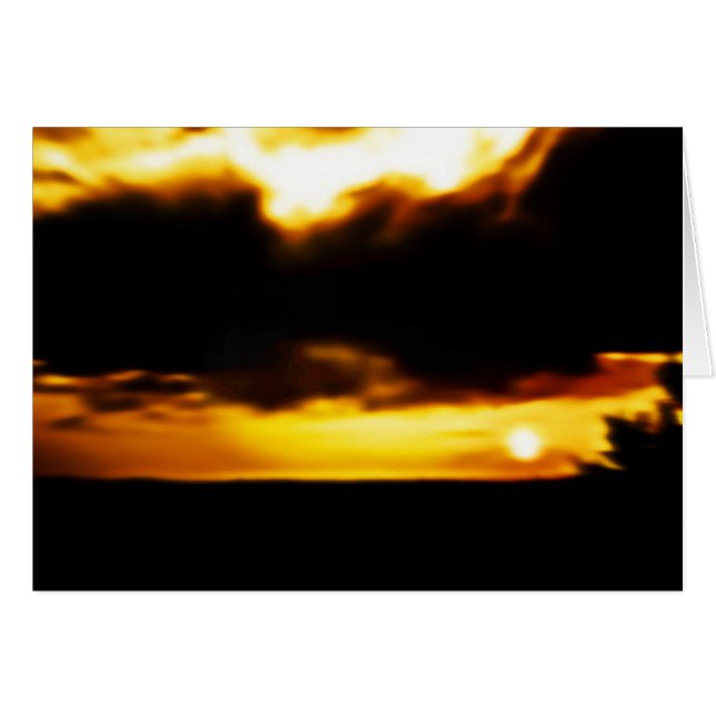 Tarjetas de felicitación Sunrise / Sunset Greet (Anverso (Horizontal))