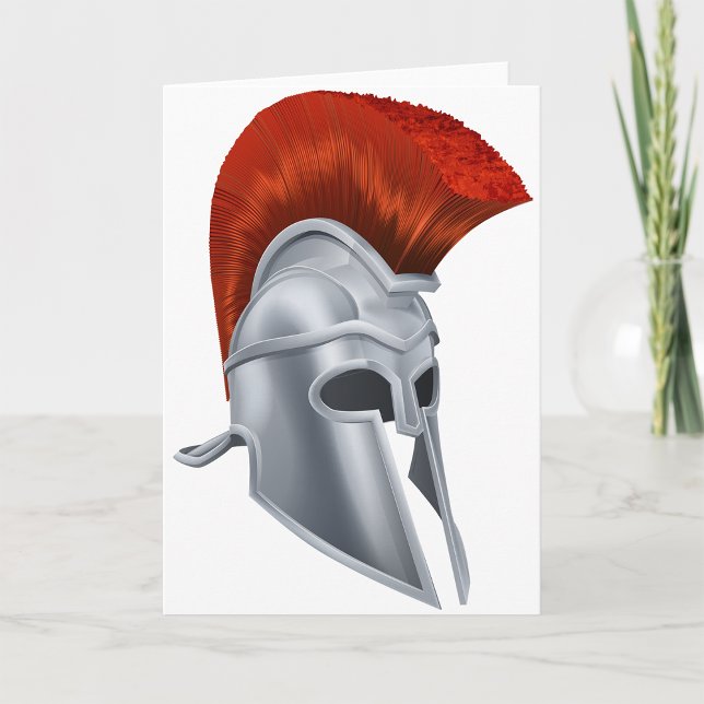 Tarjetas de felicitación Trojan Helmet (Subido por el creador)