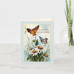 Tarjetas de felicitación vintage de Pascua de mari