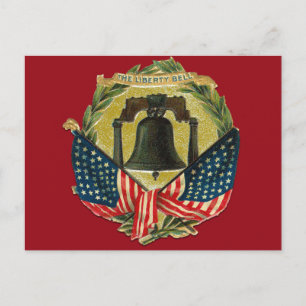 Tarjetas de felicitación Vintage Liberty Bell