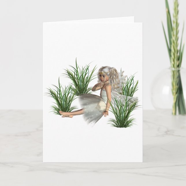 Tarjetas de felicitación Woodland Angel (Anverso)