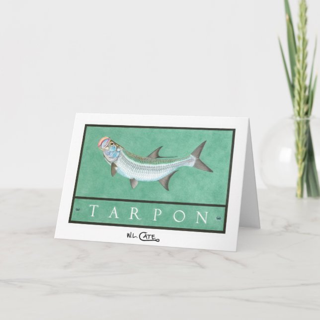 Tarjetas de felicitación y nota de Tarpon (Anverso)