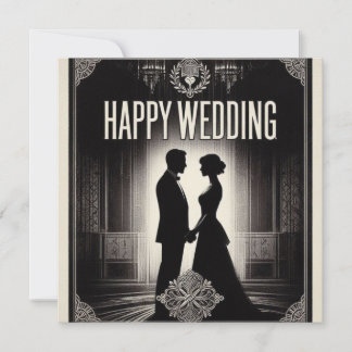 Tarjetas de Felicitaciones de Boda Feliz