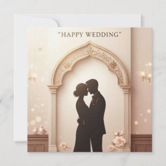 Tarjetas de Felicitaciones de Boda Feliz