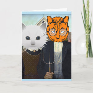 TARJETAS DE FELICITACIONES DE BODAS DE GATO