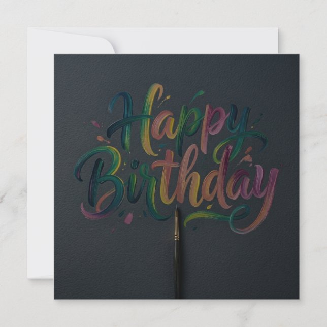 Tarjetas de Feliz Cumpleaños (Anverso)