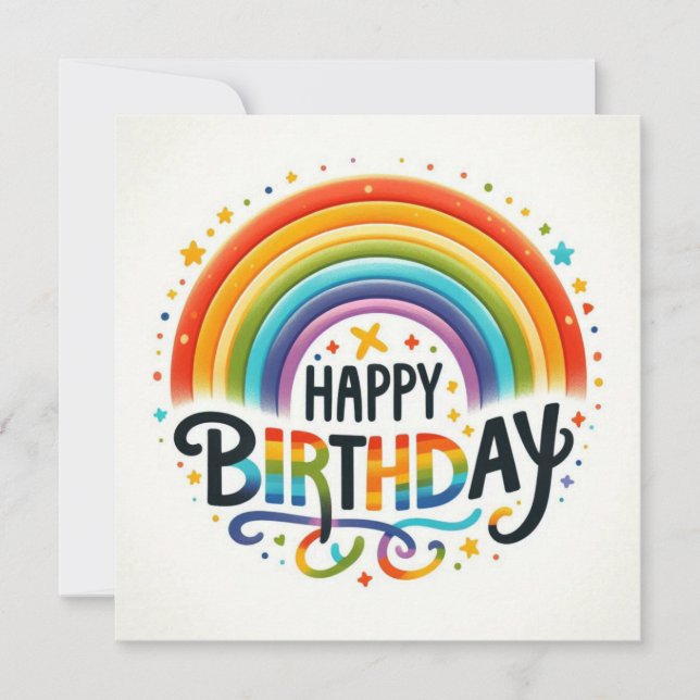 Tarjetas de Feliz Cumpleaños  (Anverso)