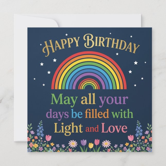Tarjetas de Feliz Cumpleaños (Anverso)