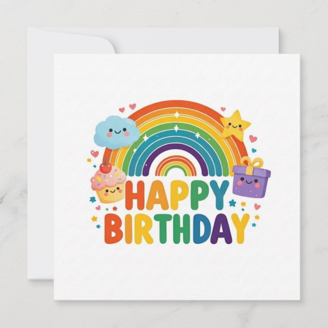 Tarjetas de Feliz Cumpleaños (Anverso)